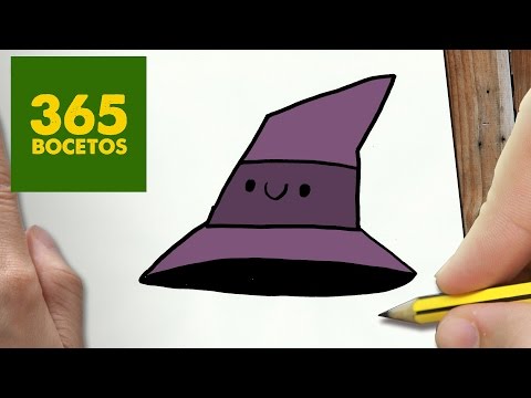 Como Dibujar Un Sombrero De Bruja