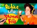 Como dibujar a ElRubiusOMG estilo Phineas y Ferb